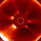 Latest LASCO C2 image of the Sun