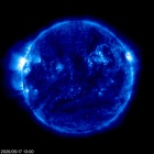 Click for time-lapse image of the sun